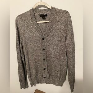 Lachlan Men’s Cardigan Sweater Super Smooth Sz M 100% Cotton